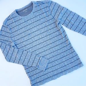 Mens Banana Republic Blue Striped Thermal